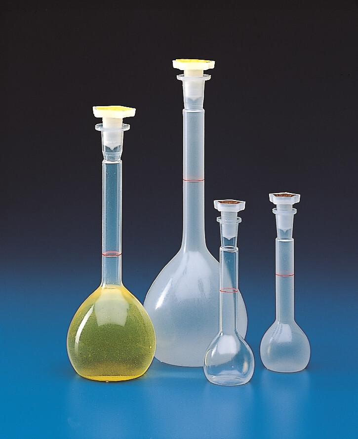 Volumetric Flask PP plastic with Stopper, 100ml Southern Cross Science