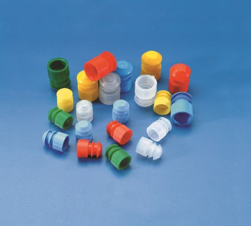 Disposable PE Stoppers to suit 11-13mm test tubes, 1000 per Pack