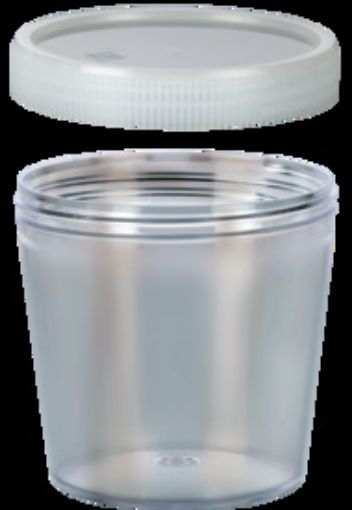 250ml Polystyrene container with S/C U/L, 270 per Carton