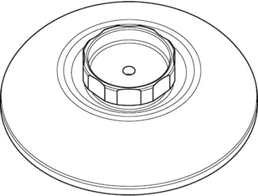Eppendorf rotor lid to suit F34-6-38