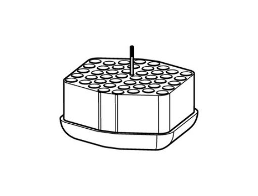 Adapter for 12x75mm round- bottom tubes (FACS), for S-4xUniversal rotor, set 2