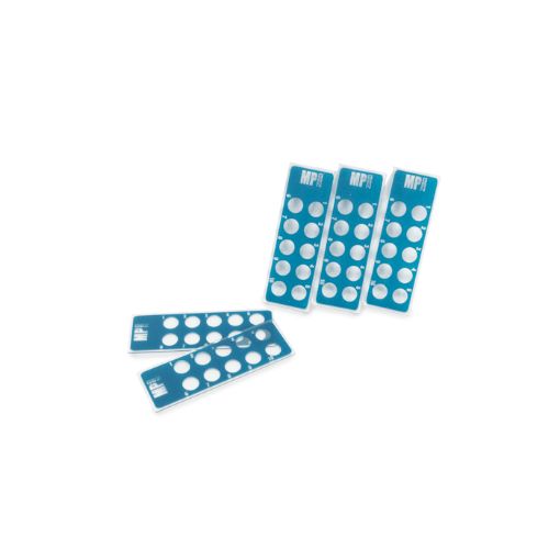 MULTITEST SLIDE, 10 WELL, 8MM, BLUE COATING 100 per box