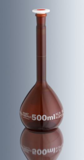 10ml Amber Volumetric Flasks 7/16