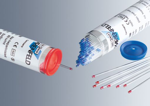 Microhaematocrit Tubes Heparinized 75mm long, 1000 per Pack