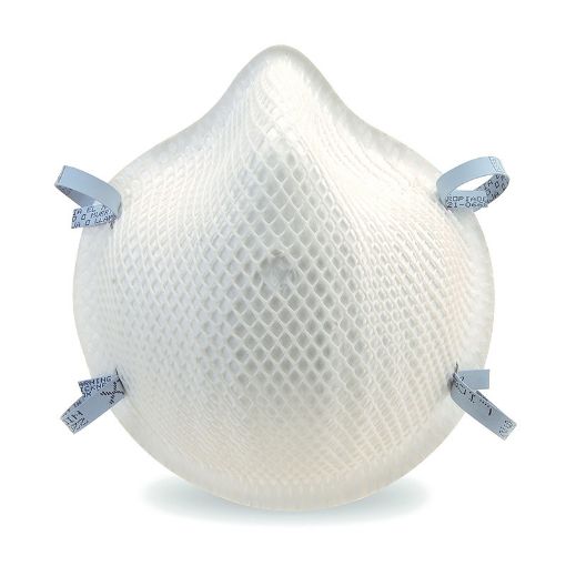Respirator Mask, 2 strap disposable respirator, small, 20 per box