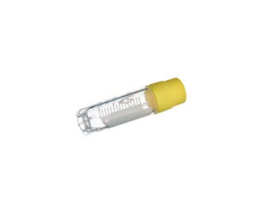 2ml Cryovial Yellow Screw Cap, 100 per Pack