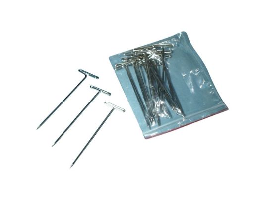 Dissecting pins 50mm long curved tip, 100 per Pack
