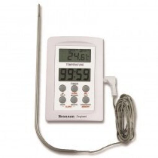 Electronic Test Thermometer, -50C - 300C, Stainless Steel Probe
