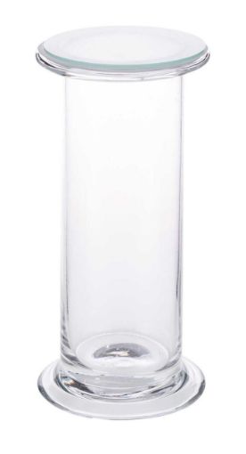 gas jar with ground flange 20cm high x 5cm diameter