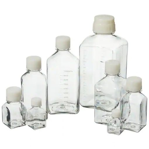 30ml Square Media Bottles Sterile, 280 per Pack