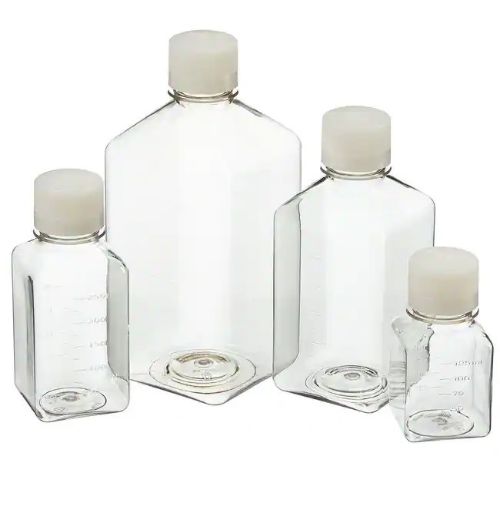 Media Bottle SQUARE PETG 250ML,  60 per Pack