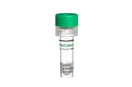 1ml minicollect Lithium Heparin tube