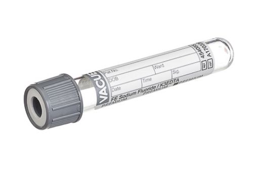 Tube 2ml Gluc. FE (NaF/EDTA), 50 per Pack