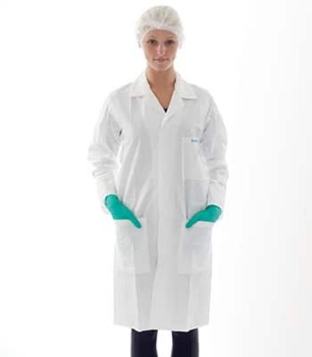9429007 Bioclean D Labcoat Small, 30 per Carton