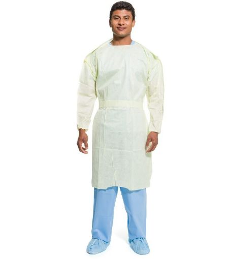 Control Cover Gown - Blue M/L, 100 per Pack