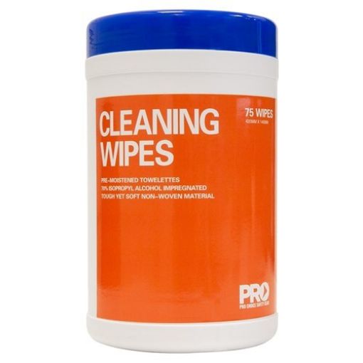 Alcohol wipes 70% IPA, 75 wipes per canister
