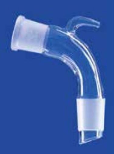 Receiver Adapter, bend with vent, 19/26 cone /socket