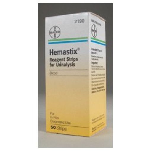 Hemastix urinalysis test strips, box/50 Southern Cross Science