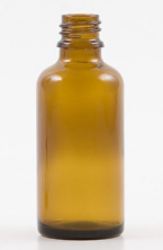 50mL Amber Glass Pharma Bottle, 100 per Pack