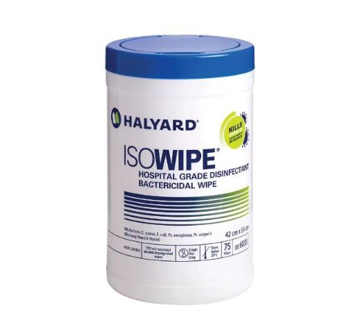 9422008 Isowipes, 75 wipes per pack, 12 packs per carton