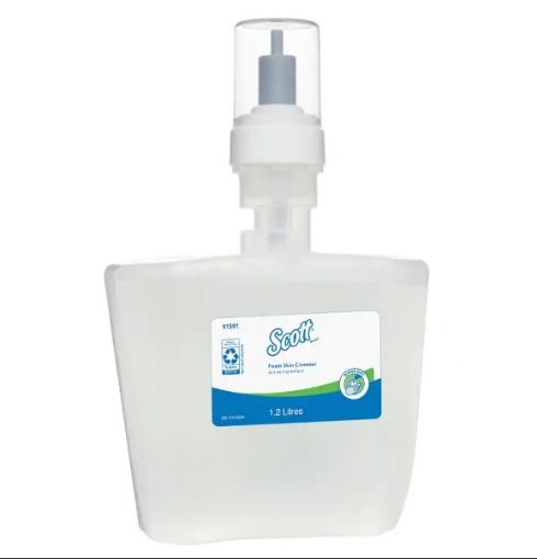 KLEENEX® Luxury Foam Fragrance & Dye Free Skin Cleanser, 1200ml, carton 2