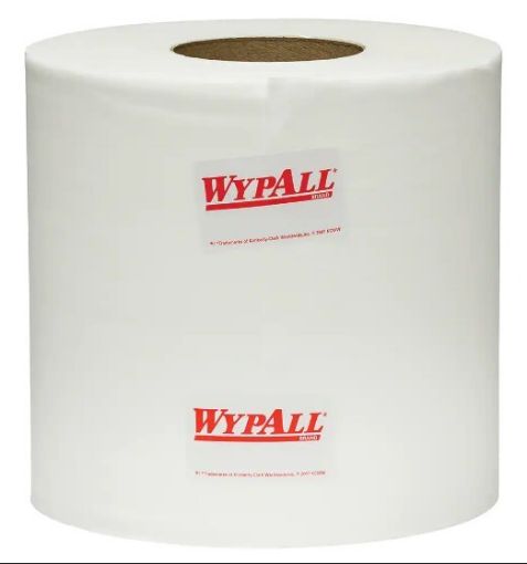 Wypall L10 Regular Duty Centrefeed Wipers white, 4 rolls per carton