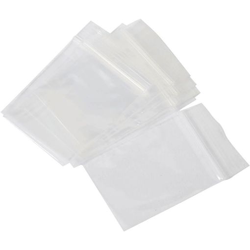Press Seal Bag 100x75mm, 50um, 1000 Per Pack