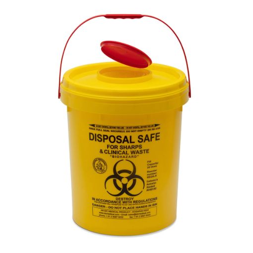 RE Series  Sharps container 20L Yellow