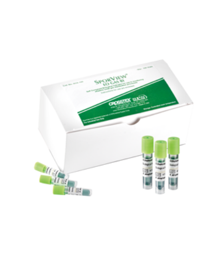 NM-SCA-100 SporeView Self Contained Biological Indicator - EO 10E6 B. Atrophaeus Spores, 8.4x45.5mm, 100/box