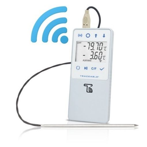Traceable LIVE WIFI Ultra - Low Datalogging Thermometer