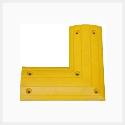 Corner section for drive over bunding kit