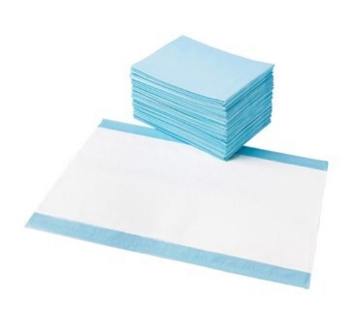 Absorbent pads, Underpad Blue 5ply 43x55cm, carton of 300