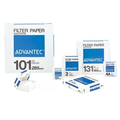 Advantec No.2 Filters 300mm, 100 per Pack