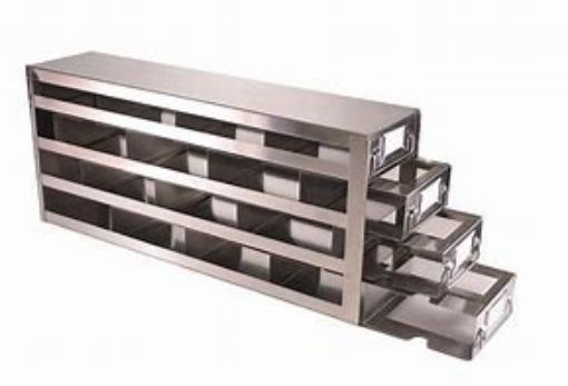 SR0064 Slide Boxes, stainless steel slide racks, for ULT freezer 2" boxes