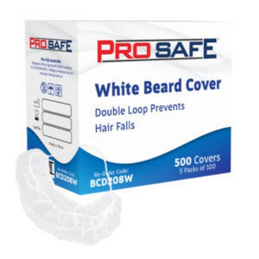 White Beard Covers. Carton of 500