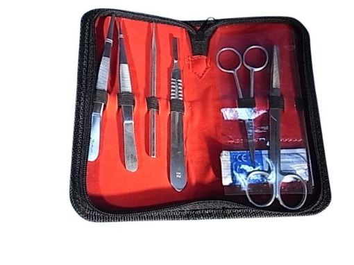 Picture of Dissecting Set, 7 Instruments in wallet (798-7)
