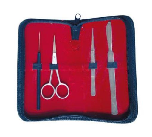 Picture of Dissecting Set, in Wallet, 4 Instrument