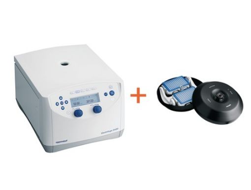 Picture of Centrifuge 5430, rotary knobs, non-refrigerated, Low-Throughput Plate Solution, with Rotor A-2-MTP, 230V/50-60Hz