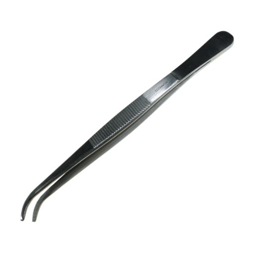 Picture of Forceps, Thumb, Curved, 140mm, Medium Point
