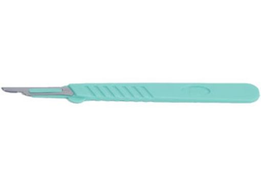 Picture of Scalpel with Blade #10 Disposable/Plastic Handle Pk/10