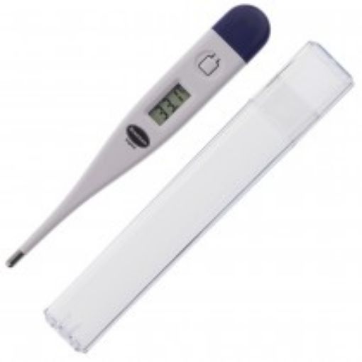 Picture of Thermometer -Clinical, Digital, Oral etc. w/Case/Clip +32 To 42.9 Deg C