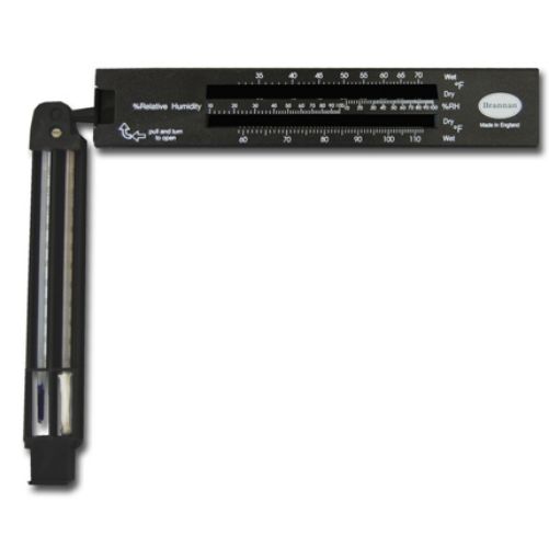 Picture of Hygrometer, Whirling (Psychrometer) Compact Blue Spirit