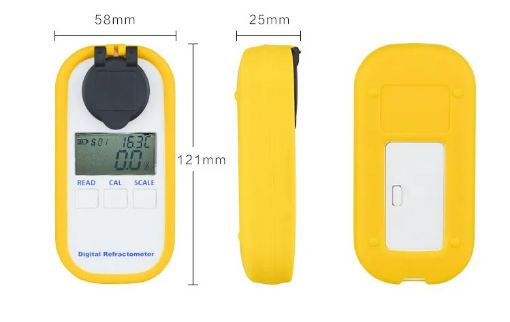 Picture of Refractometer, Digital, Wine, Brix, 0-45%, Vol:0-22%