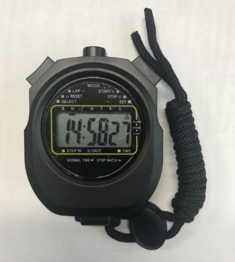 Picture of Stopwatch, Digital 1/100 Split Lap Time