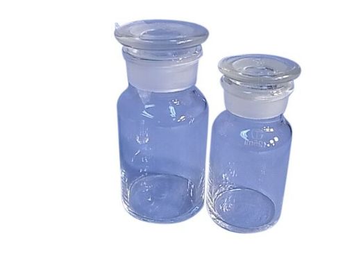 Picture of Bottle, Reagent, Clear Glass, 500mL, Wide Mouth, Glass Stopper