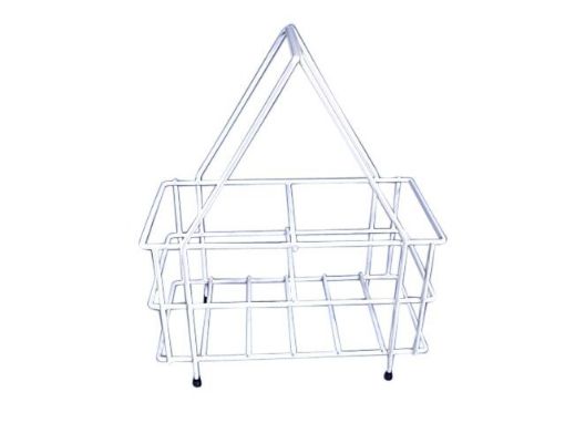 Picture of Carrier, Bottle, Plastic Coated Wire, Holds: 2 x 2.5 Litre Bottles
