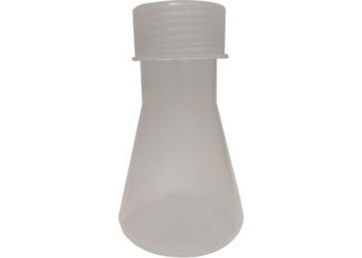Picture of Flask, Erlenmeyer, PP, 100mL, Wide Mouth, Screw Cap