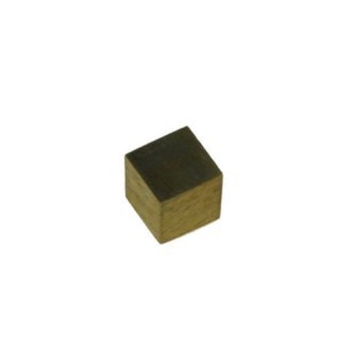 Picture of Cube, Spare, 1.0cm Edge Brass