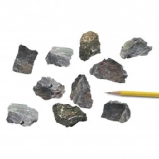 Picture of Rock, Hornfels (Black), pack of 10