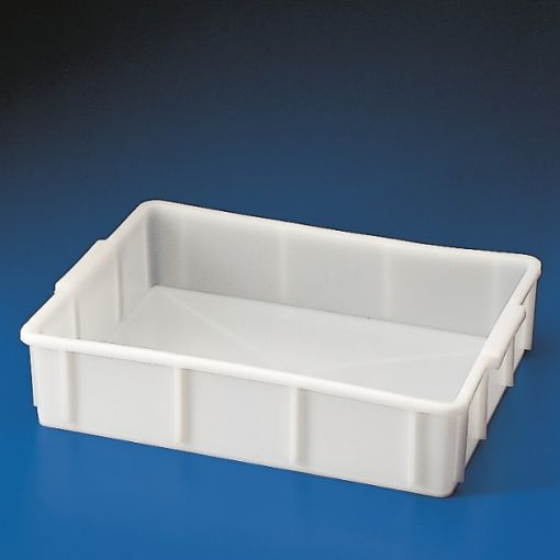 Picture of Tray, deep, HDPE low form 20L White 410x470x145mm